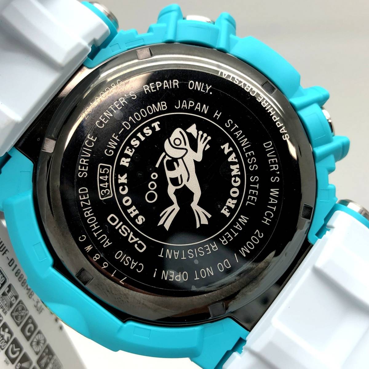 未使用品 G-SHOCK ジーショック CASIO カシオ 腕時計 GWF-D1000MB-3JF フロッグマン FROGMAN マスターインマリンブルー 【ITRJOGB4LQBU】の画像7
