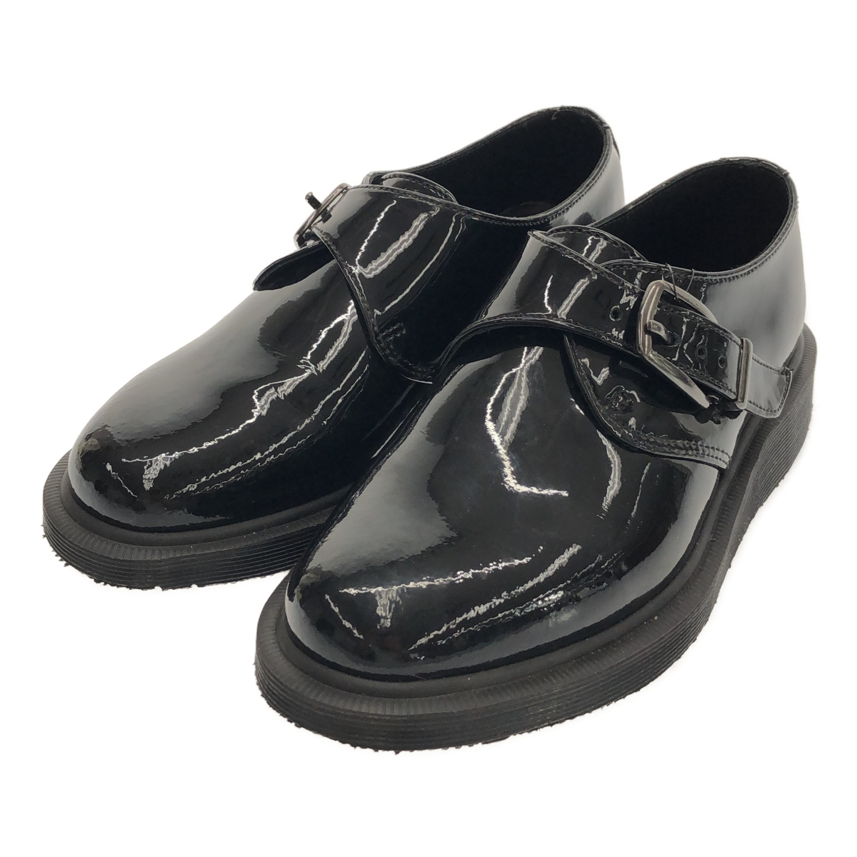 Dr.martens ドクターマーチン 【lay3573M】 REX PATENT STRAP SHOE REX エナメルシューズ モンクストラップ レディース UK4 23.0cm MR_画像1