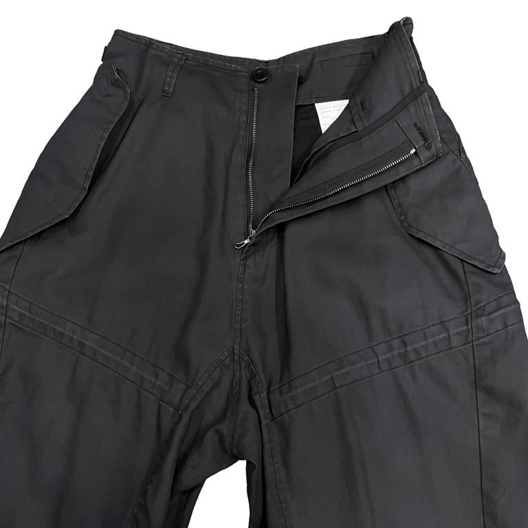 JULIUS 【men3605I】 19SS RECONSTRUCTION MILITARY PANTS モッズコート解体再構築クロップドミリタリーパンツ 定価52,800円 657PAM5 AR_画像5