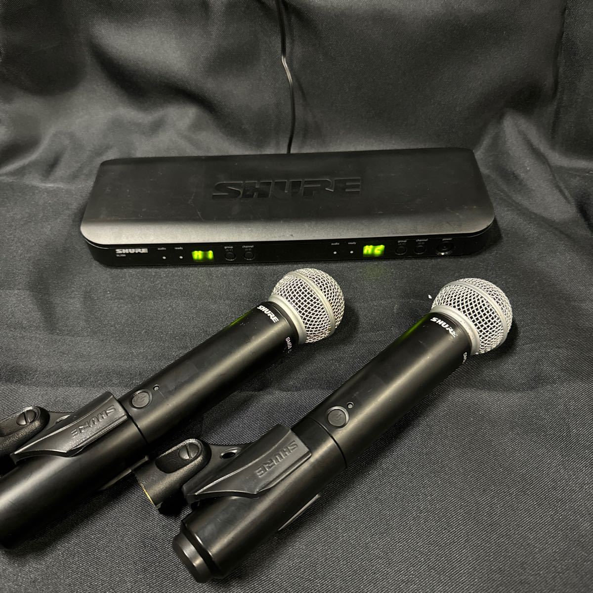 A14良品✨ SHIRE BLX88 JB / BLX2 JB 2本 マイク SHIRE BLX88 JB / BLX2 SM58 2本 ワイヤレスマイク