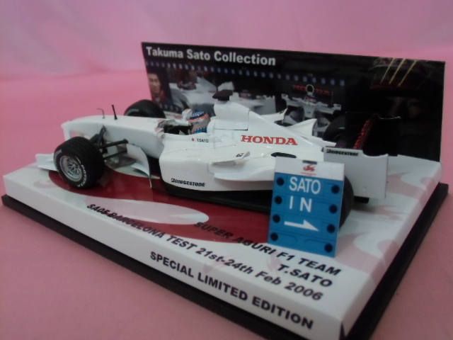 カスタム品★PMA SUPER AGURI F1 チーム TEST 21st-24th Feb 2008★1/43_画像3