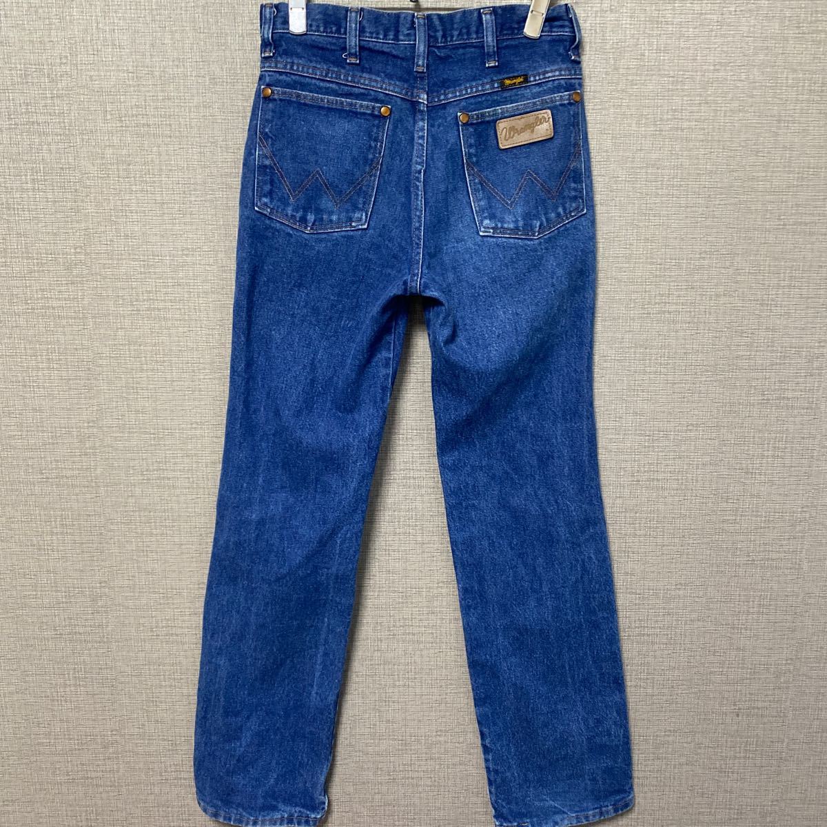 90s Wrangler USA Vintage Vintage Denim брюки джинсы ji- хлеб America б/у одежда Old темно синий стандартный American Casual Street 