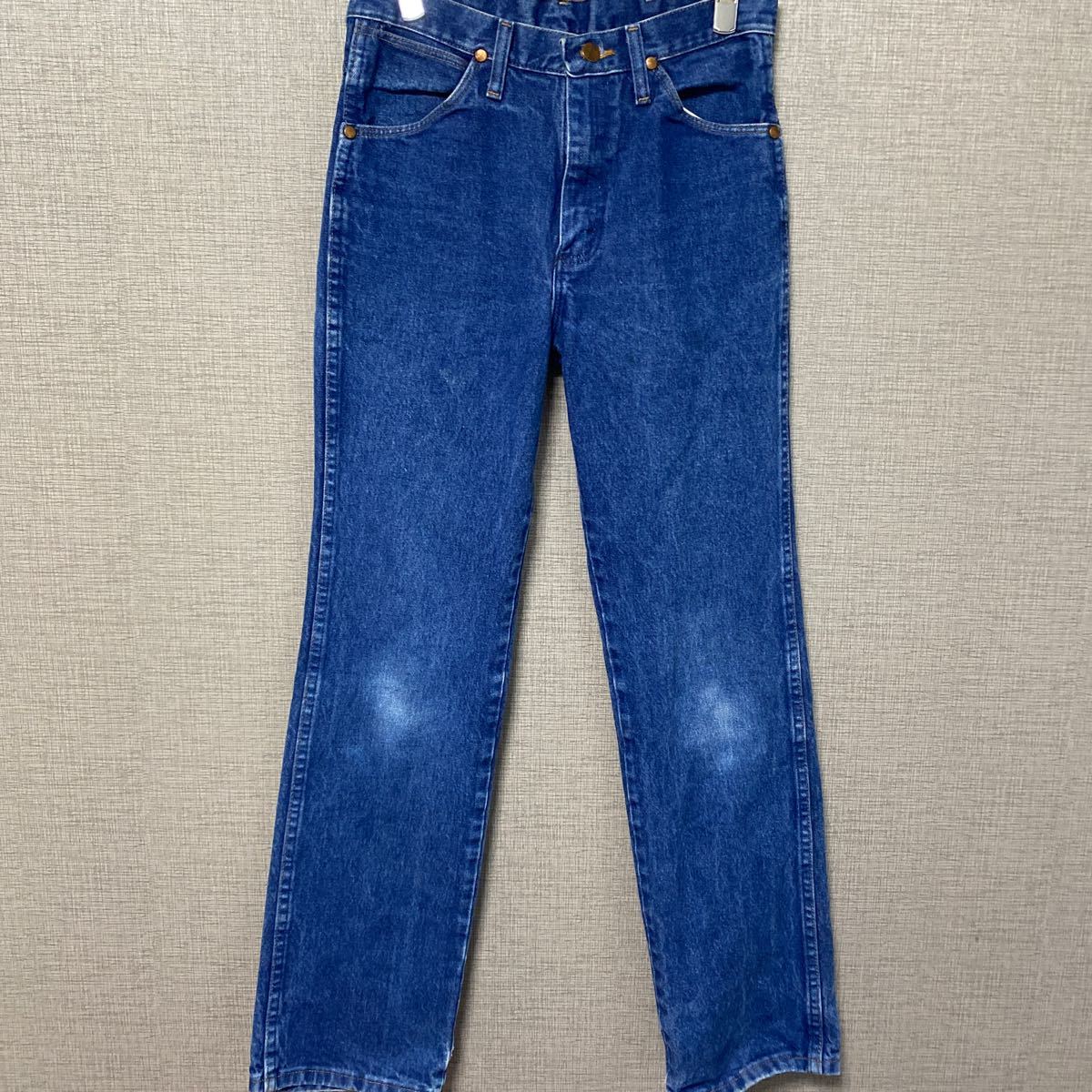 90s Wrangler USA Vintage Vintage Denim брюки джинсы ji- хлеб America б/у одежда Old темно синий стандартный American Casual Street 