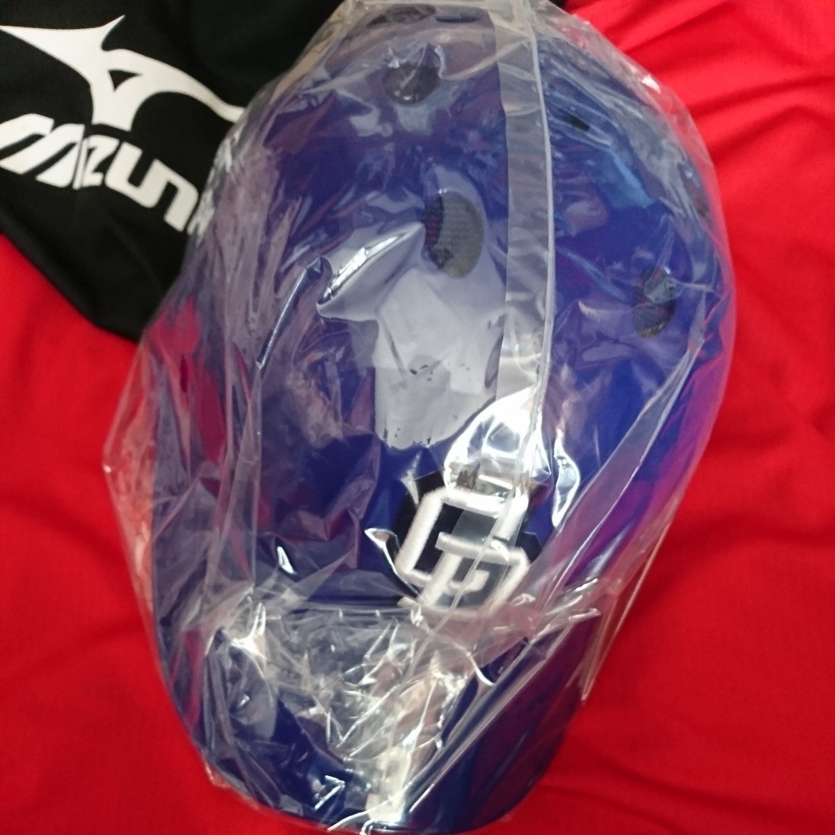  gong chike extra attaching ***NPB Professional Baseball Chunichi Dragons promo Dell helmet ( left strike person for )O size 3 height . Mizuno made official 