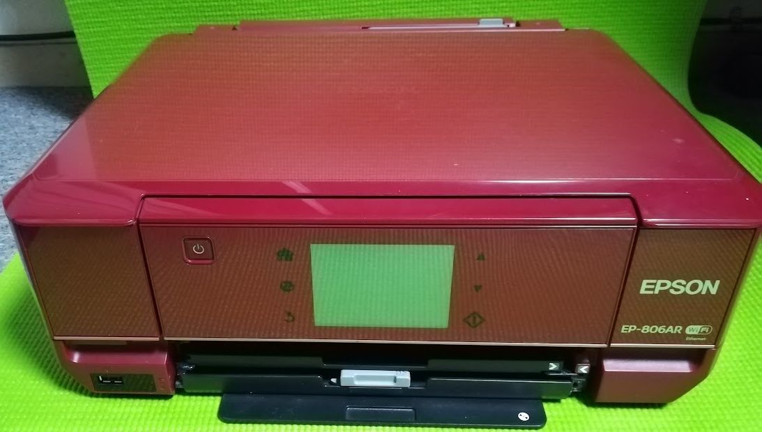 EPSON エプソン EP-806AR ジャンク ヘッド詰まり トレイ破損_画像1