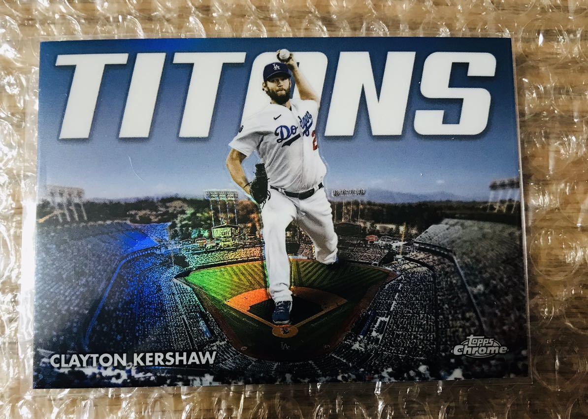 TOPPS CHROME スーパースター　人気インサートカード　7枚セット　トラウト　ソト　ハーパー　カーショウ　ビシェット_画像3