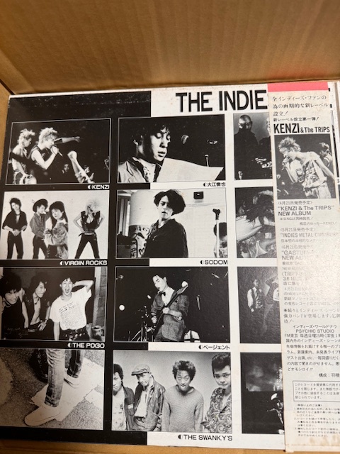 THE INDIES LIVE SELECTION VA 86~87 2枚組/ 原爆オナニーズ アナログ VIRGIN ROCKS VIRGIN ROCKS インディーズ 80s SWANKY'S LIP CREAM_画像3