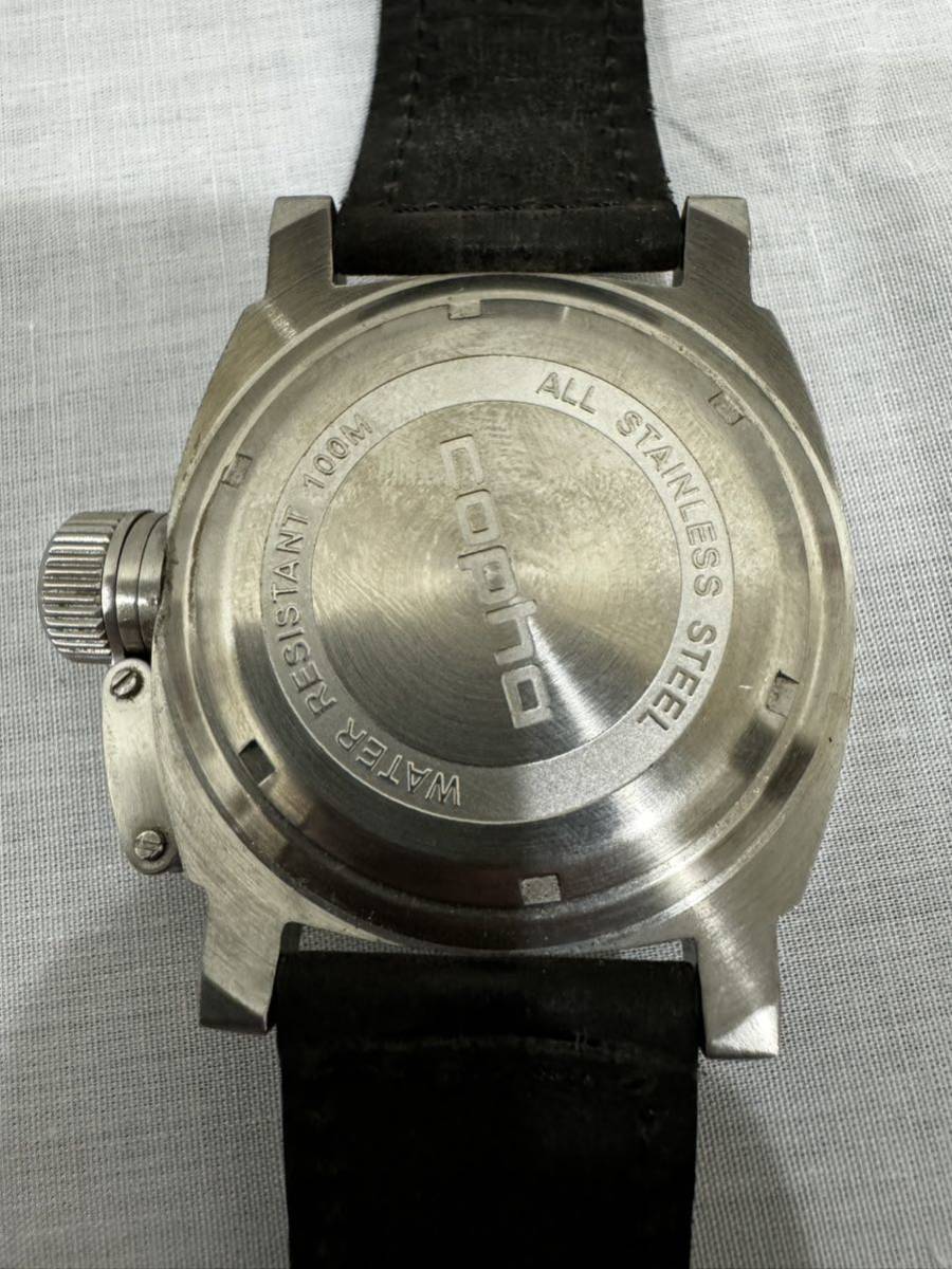 【最終値下】COPHA コプハ 腕時計 SUB メンズ レザー 白文字盤 不動の画像3
