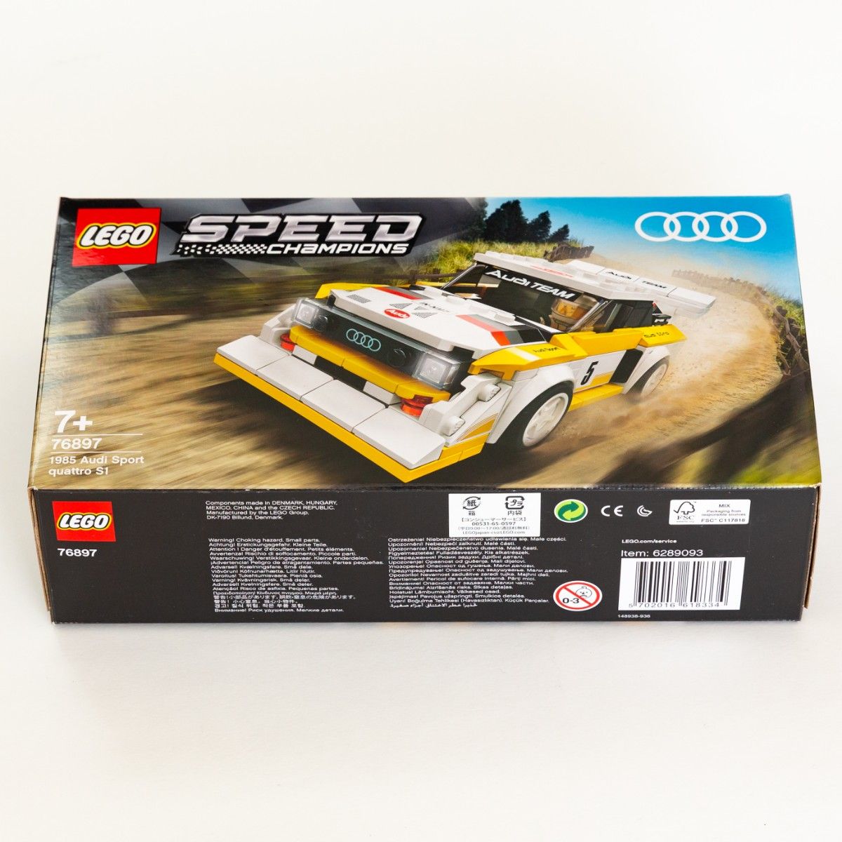 【新品】 レゴ LEGO 76897 スピードチャンピオンズ 1985 アウディ スポーツ・クワトロS1 【国内正規品】