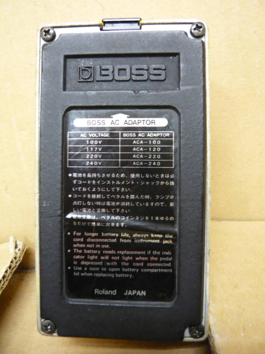 Bb2416  BOSS OD-1 刻印160400 NEC C4558C １９８２年？詳細不明の画像6