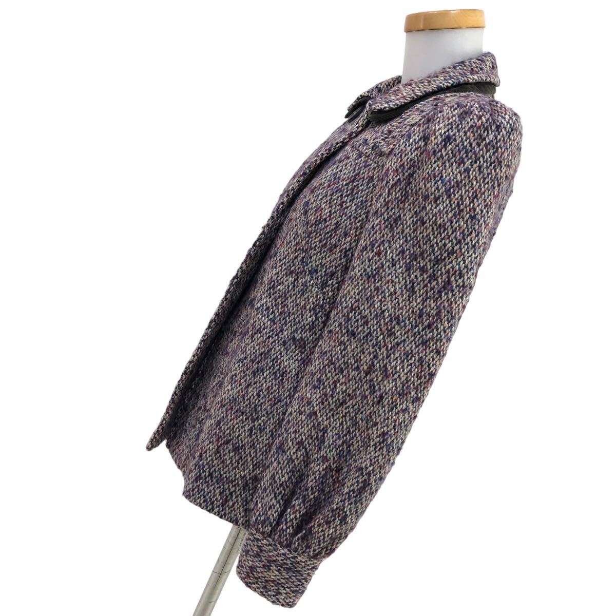 S186 SEE BY CHLOE See by Chloe jacket outer outer garment coat short wool wool lady's multicolor Mix color 