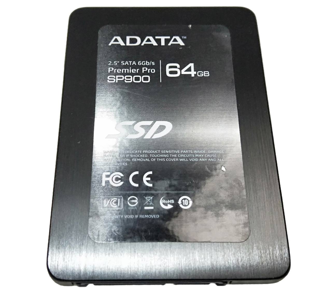 [ б/у детали ]2.5 SATA SSD 1 шт. обычный ADATA SP900 64GB #SSD20428