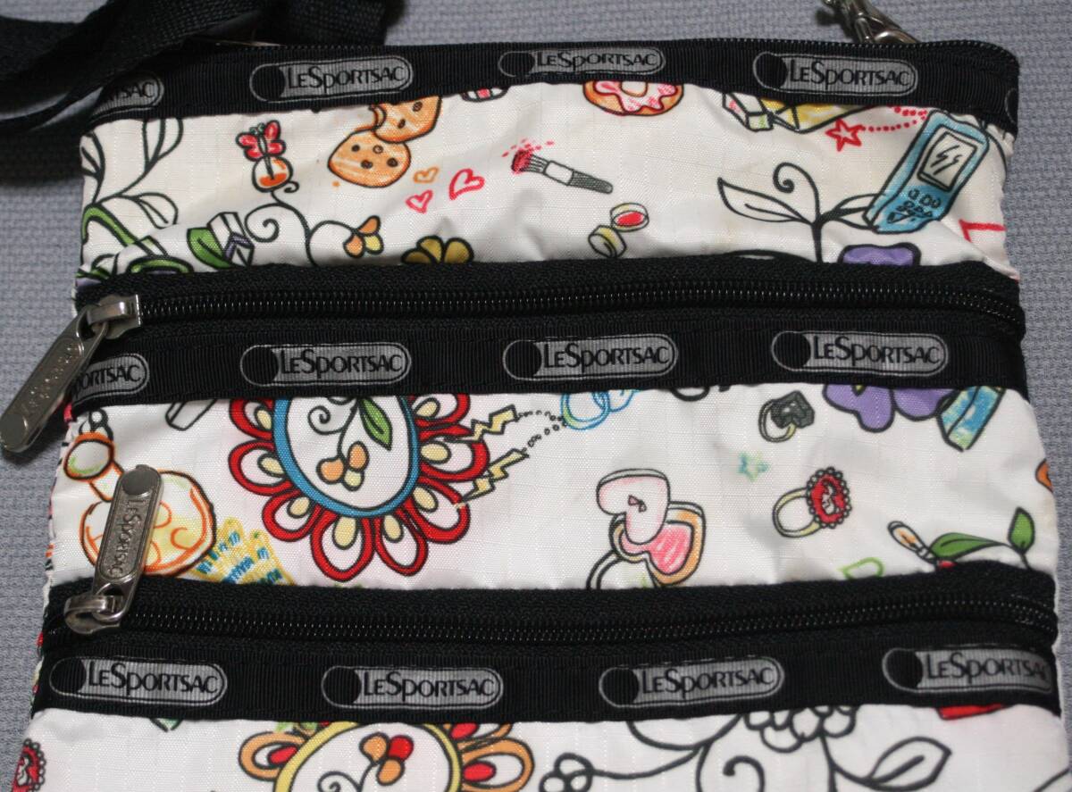 ★２個まとめ売り　LeSportsac　レスポートサック　ショルダーバッグ　中古品　汚れ有　現状品★_画像2