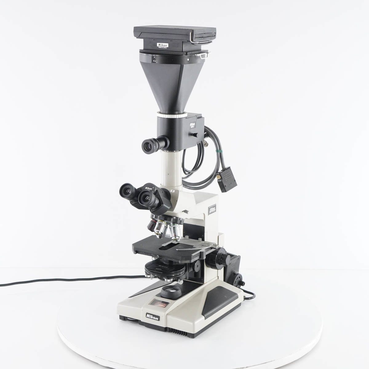 [DW] 8日保証 UFX OPTIPHOT NIKON CFW15× Plan 4 10 20 40 100 DL ニコン Microscope 顕微鏡 電源コード[05630-0032]_画像2