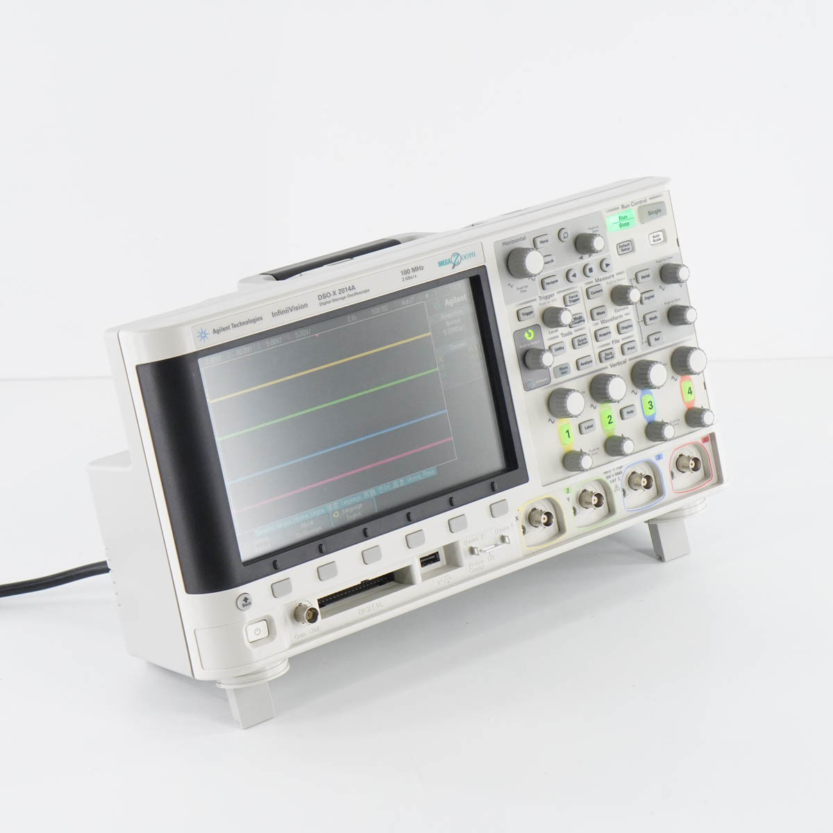 [DW]8日保証 DSO-X 2014A InfiniiVision Agilent Digital Storage Oscilloscope 4ch 100MHz 2GSa/s アジレント hp Keysight...[05628-0034]_画像1