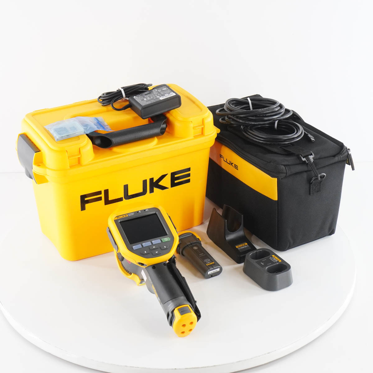 [JB] ジャンク Ti400 FLUKE フルーク THERMAL IMAGER サーモグラフィー 赤外線カメラ ACアダプター[05640-0181]