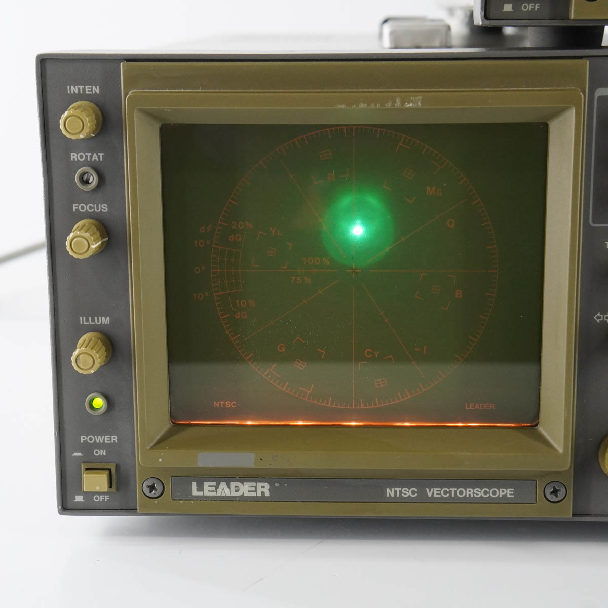 [DW] 8日保証 セット 5870 5850V 5851V LEADER VECTOR/WAVEFORM MONITOR PAL VECTORSCOPE NTSC VECTORSCOPE リーダー電子 ...[05491-0010]_画像4