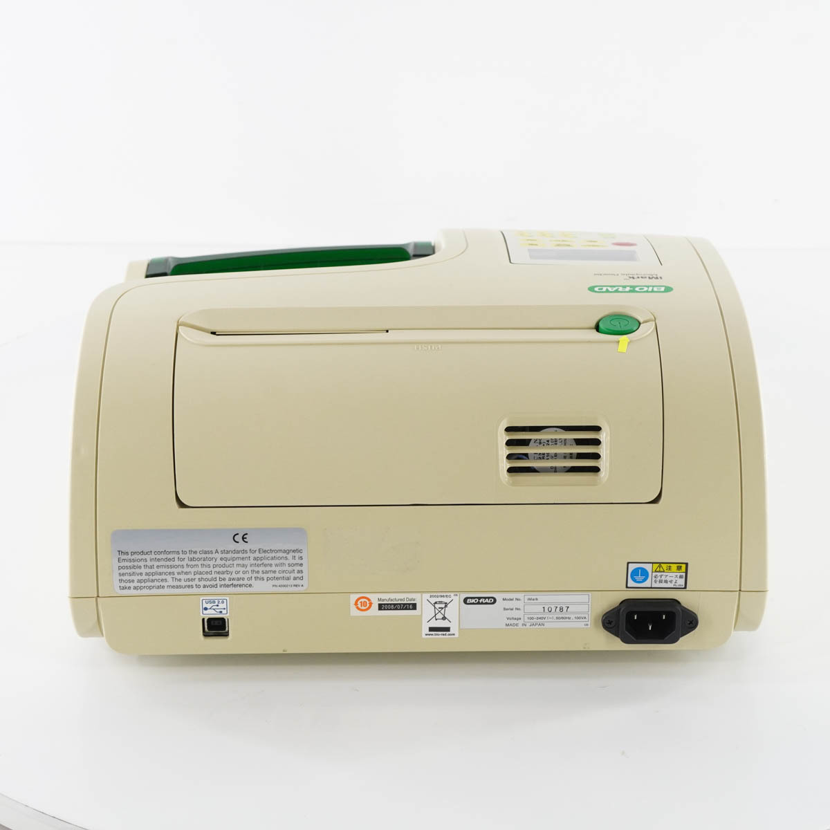 [JB] 現状販売 iMark BIO-RAD Microplate Reader バイオラッド マイクロプレートリーダー 電源コード[05196-0006]_画像7