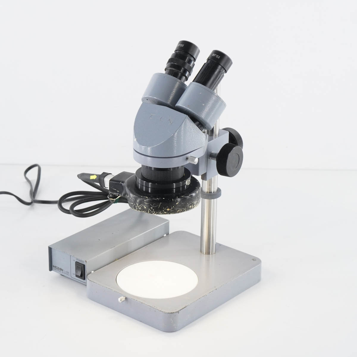 [DW] 8日保証 L-50 HOZAN WF15× L-65 ホーザン STEREO MICROSCOPE 実体顕微鏡[05628-0103]_画像2