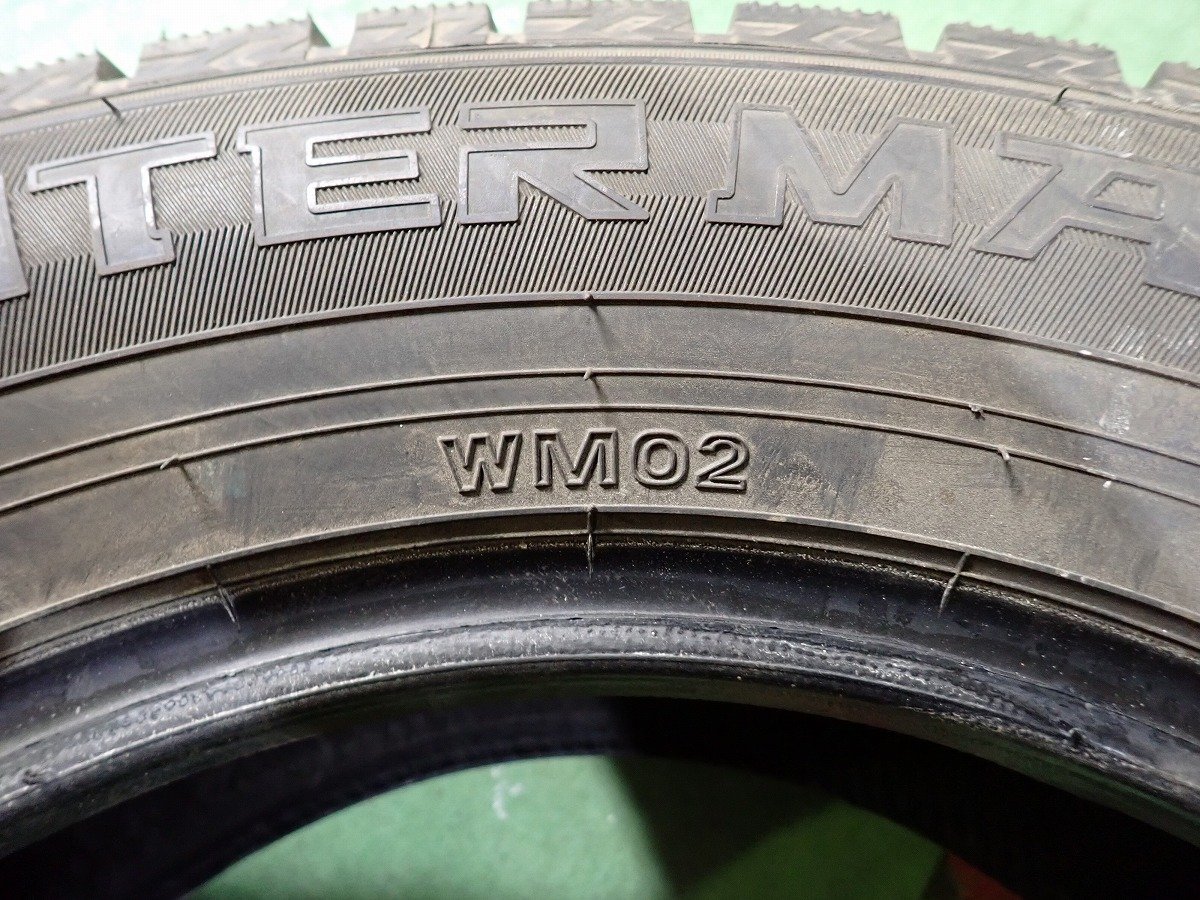 RK2141【送料無料205/65R15】1本 2022年製 ダンロップ ウィンターマックス 02 WM02 中古スタッドレス ステップワゴン等 ≪即決≫_画像5