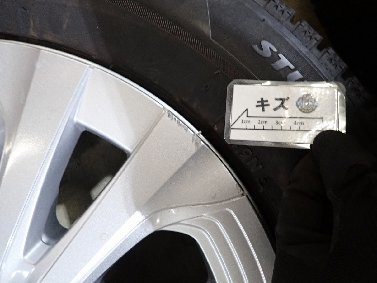 YS6247【送料無料195/65R15】トヨタ純正 50プリウス純正 カローラスポーツに 中古スタッドレス ■15×6.5J 100/5H ET40■≪即決≫_画像8