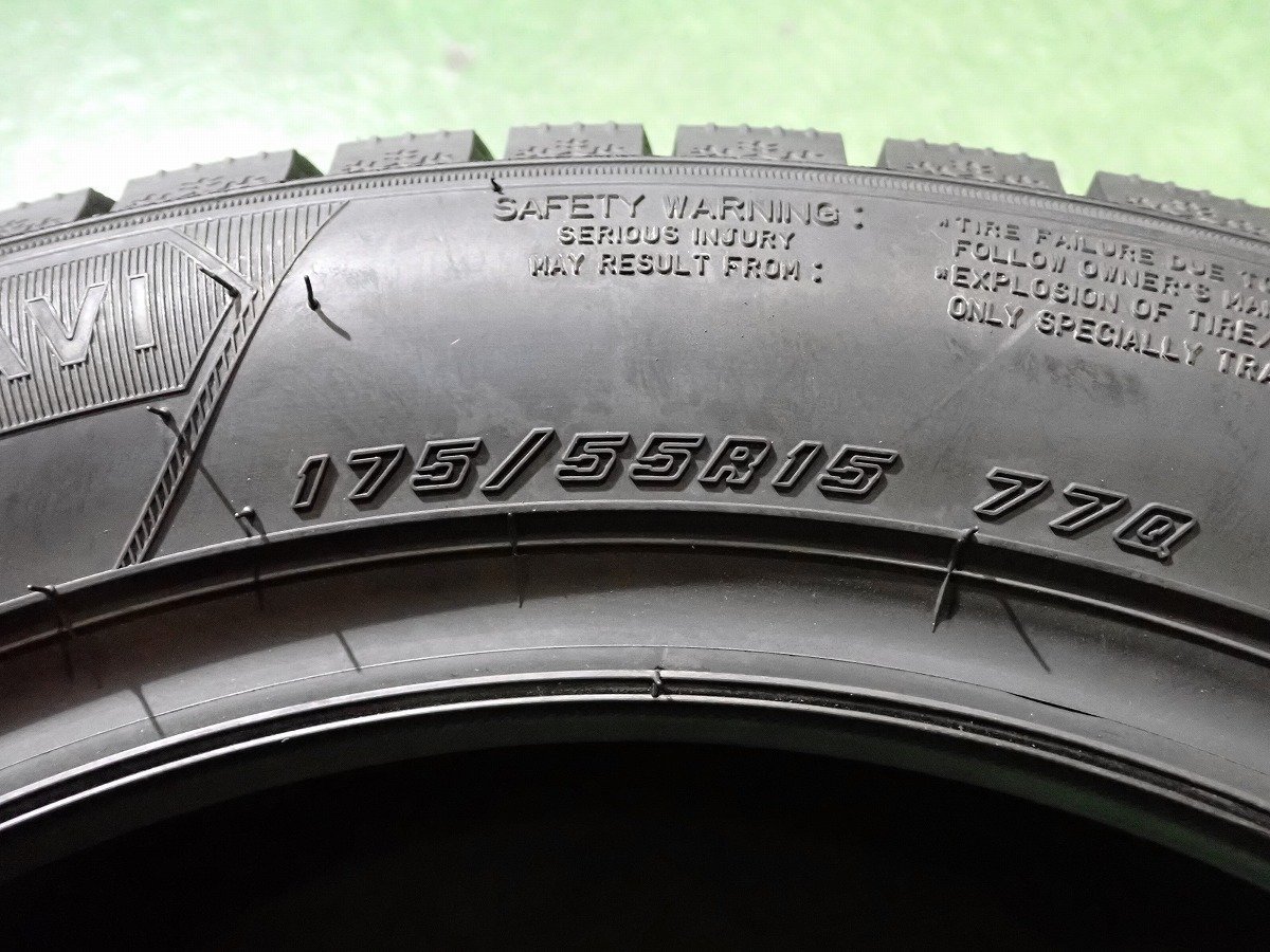 GM2226【送料無料175/55R15】4本 グッドイヤー ICE NAVI8 2022年製 未使用品 スタッドレスタイヤ トール ジャスティ タンク_画像6