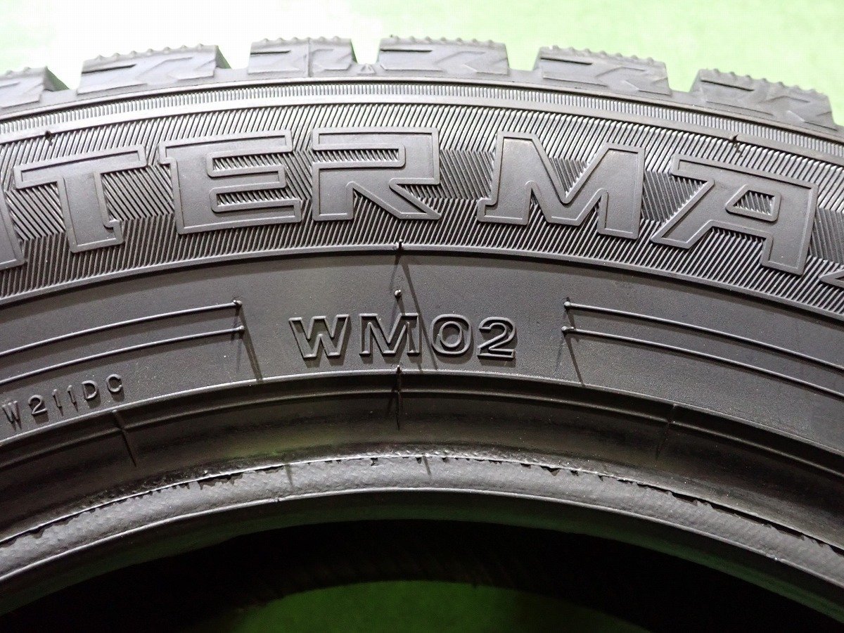 GM2199【送料無料185/60R15】4本 ダンロップ WINTERMAXX WM02 2022年製 未使用品 スタッドレスタイヤ アクア ヤリス_画像5