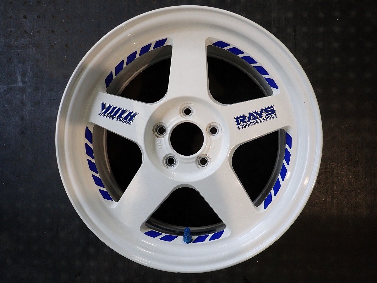 RK2201【送料無料16インチ】4本 RAYS レイズ VOLK RACING ボルクレーシング TE-37 中古ホイール ●16×7J 100/5H ET48●_画像2