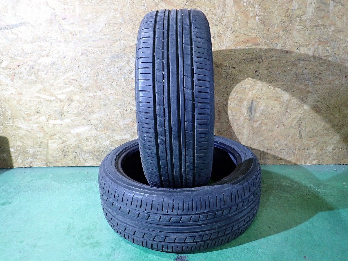 RK2579【送料無料215/45R18】2本 ヨコハマ エコス ES31 2020年 中古 夏タイヤ ノーマルタイヤ ラジアル_画像1