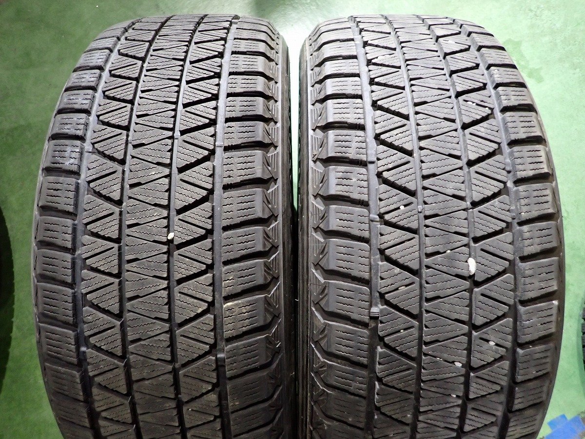 GM2349【送料無料235/55R18】4本 ブリヂストン BLIZZAK DM-V3 中古スタッドレスタイヤ ハリアー ヴァンガードなどへ_画像3