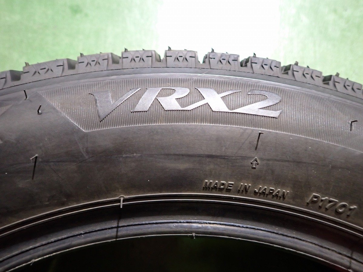 GM2358【送料無料185/60R16】4本 ブリヂストン BLIZZAK VRX2 2021年製 中古スタッドレスタイヤ アクア デミオなどへ_画像7