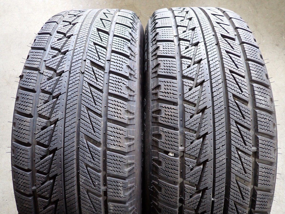 YS6345【送料無料205/55R16】ゴルフ ゴルフトゥーランなどへ 2021年製 中古スタッドレスセット ■16×6.5J 112/5H ET47■_画像3