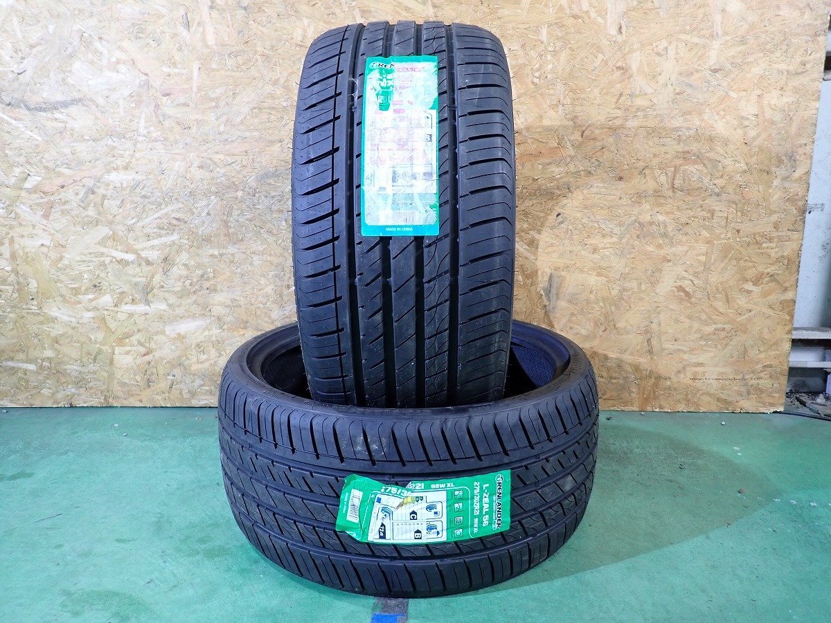 RK2687【送料無料275/30R21】2本 2021年製 GRENLANDER LーZEAL56 中古夏タイヤ 5シリーズなどに リア スペア等 ≪即決≫_画像1