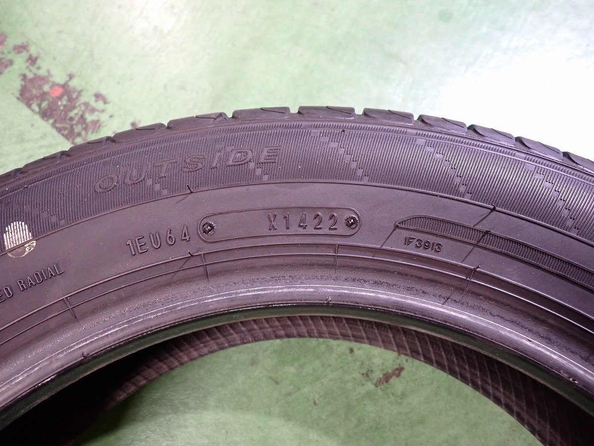 RK2837【送料無料165/65R15】1本 2022年製 ダンロップ エナセーブ EC204 中古夏タイヤ タフト ソリオ デリカD:2等 ≪即決≫_画像7