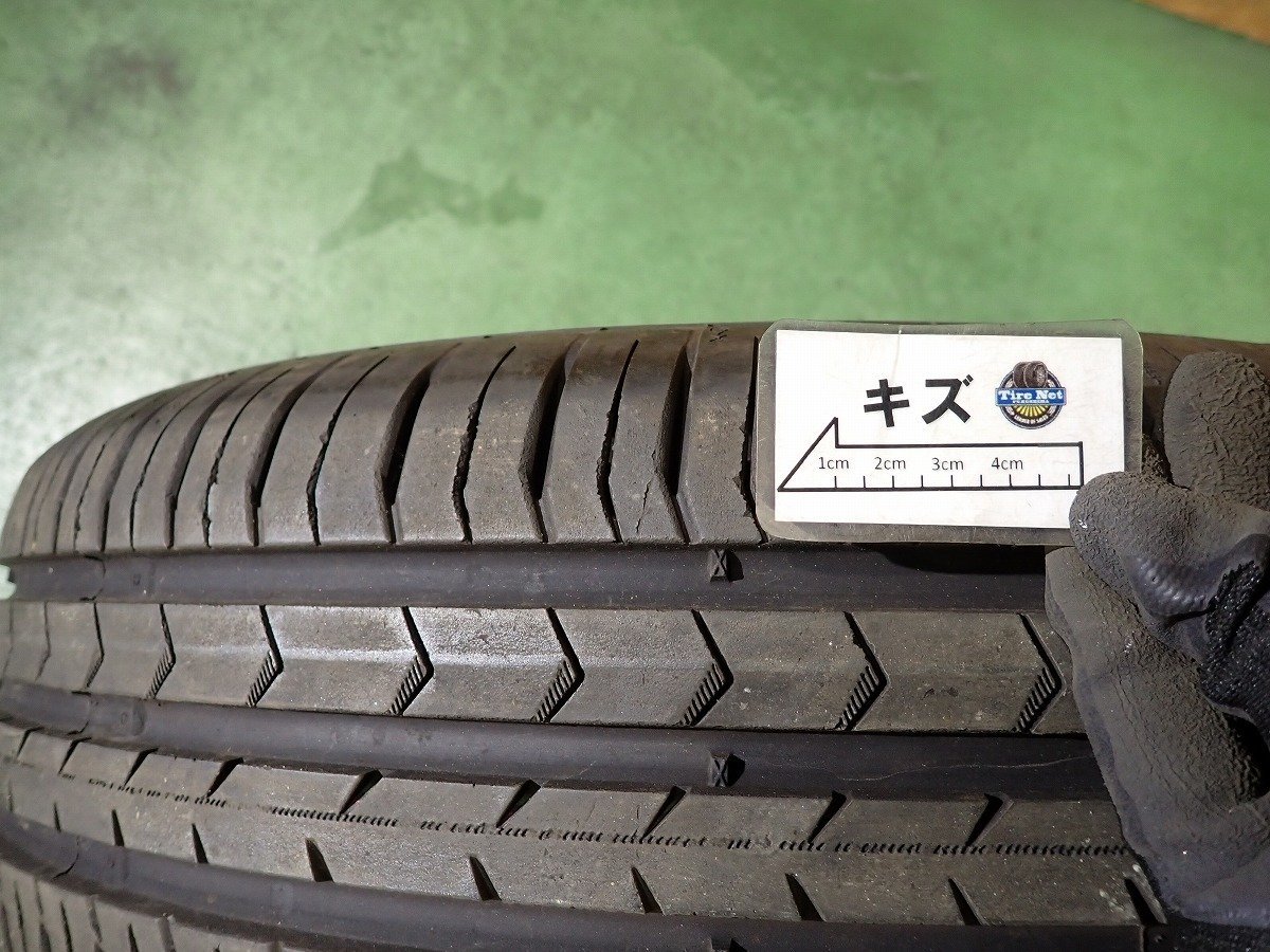 RK2855【送料無料185/65R15】1本 2022年製 コンチネンタル コンチプレミアムコンタクト5 中古夏タイヤ スペア等に ≪即決≫_画像8