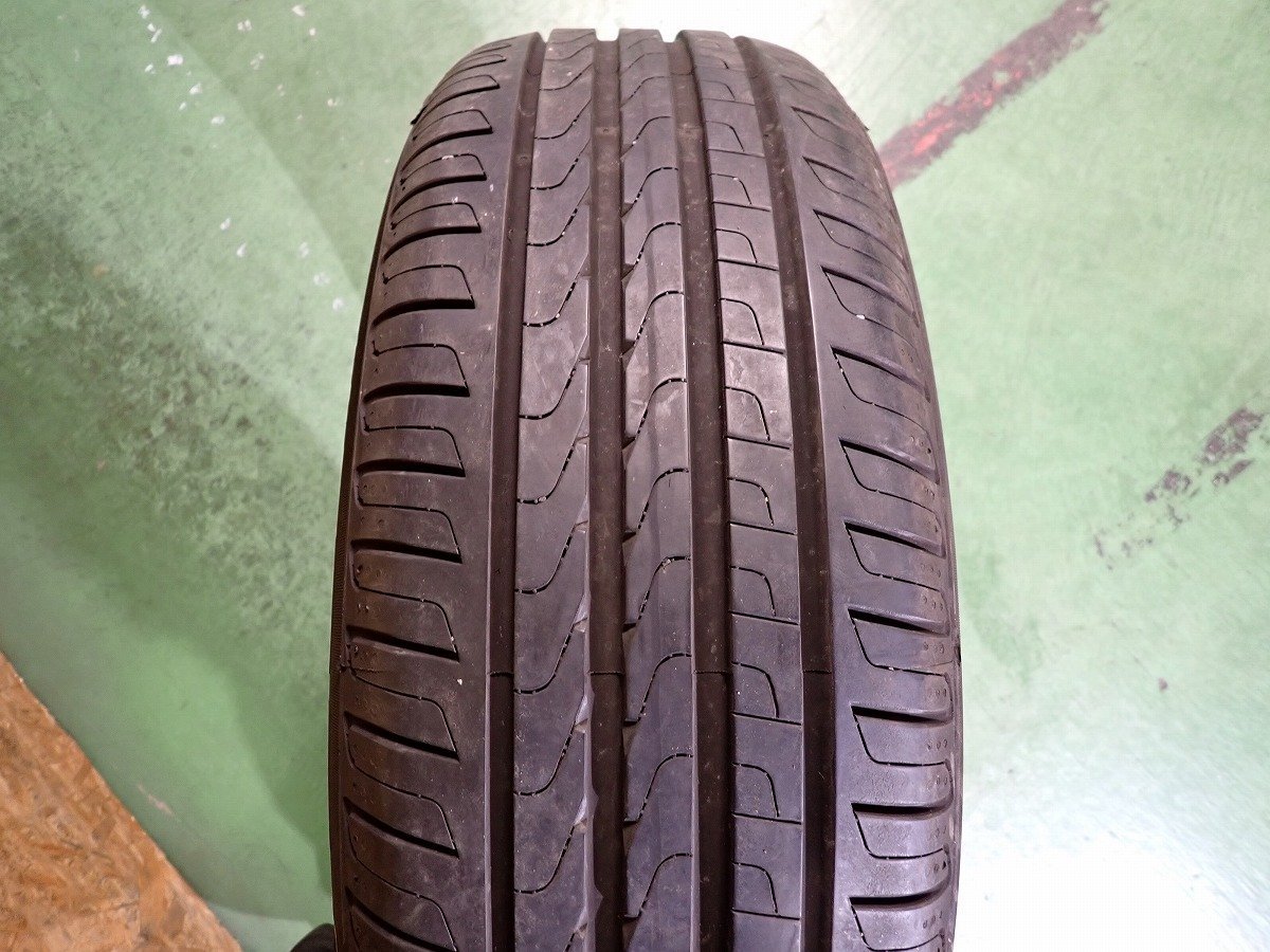 RK2861【送料無料205/60R16】1本 2021年製 ピレリ チントゥラート P7 中古夏タイヤ Aクラス Eクラスなどに ≪即決≫