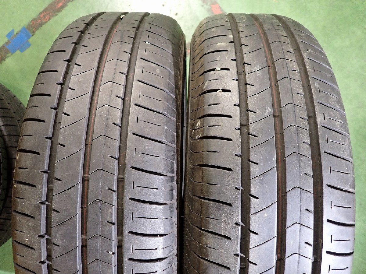 GM2390【送料無料215/70R15】4本 ブリヂストン ECOPIA エコピア NH100RV 中古夏タイヤ グランビア 100系 ハイエースワゴン等_画像3