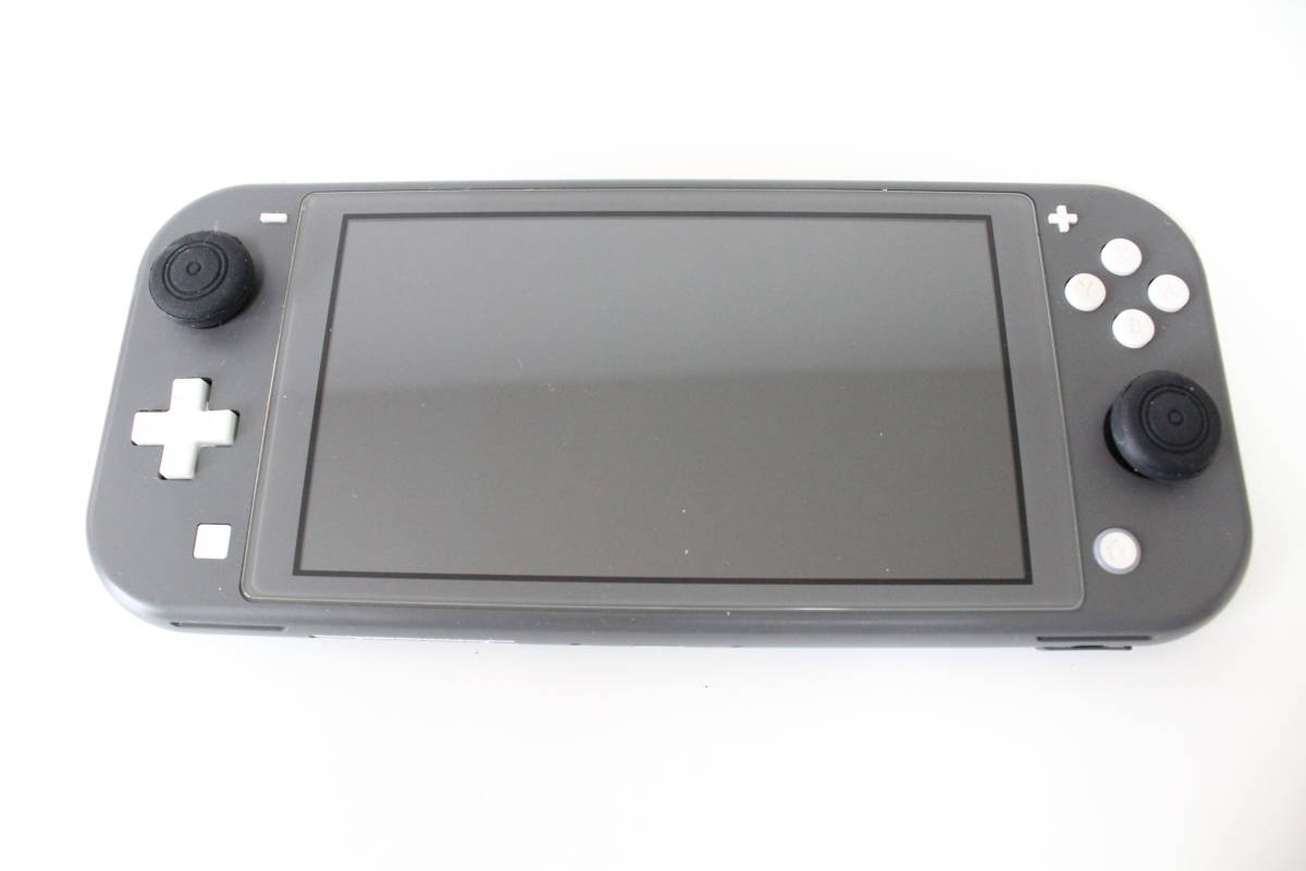 Nintendo Switch Lite スイッチライト 本体のみ グレー スティックカバー交換(AM40)