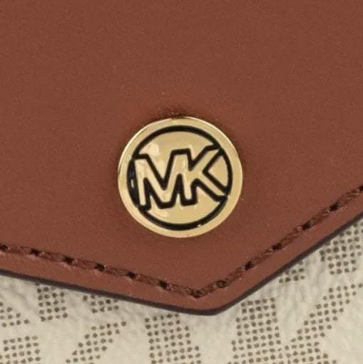 【新品・未使用】MICHAEL KORS マイケルコース コインケース 小銭入れ カード入れ メンズ レディース バニラ/ブラウン MK-216_画像2