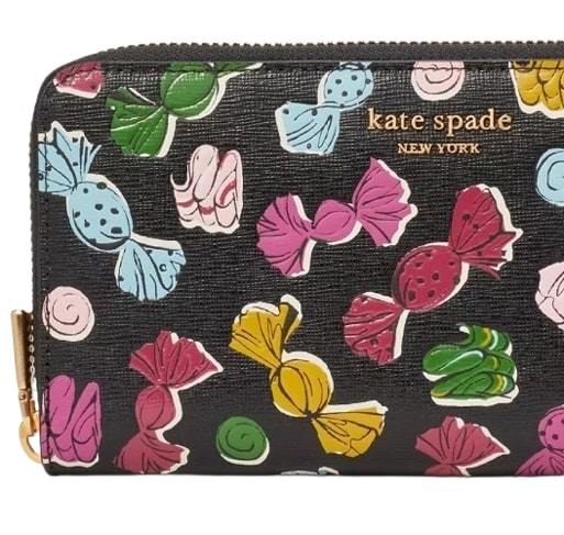 新品・未使用】Kate Spade ケイトスペード ラウンドファスナー長財布