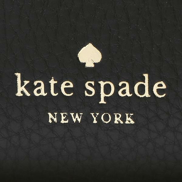 【新品・未使用】Kate Spade ケイトスペード 二つ折り財布 ミニ財布 ブラック コンパクトウォレット レディース KS-202