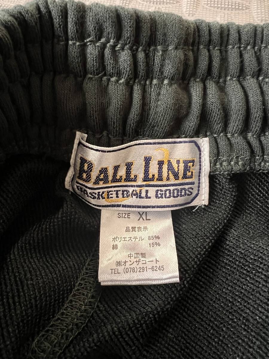 新品【BALL LINE】スウェットパンツ　XL　グリーン　ON THE COURT　オンザコート_画像4