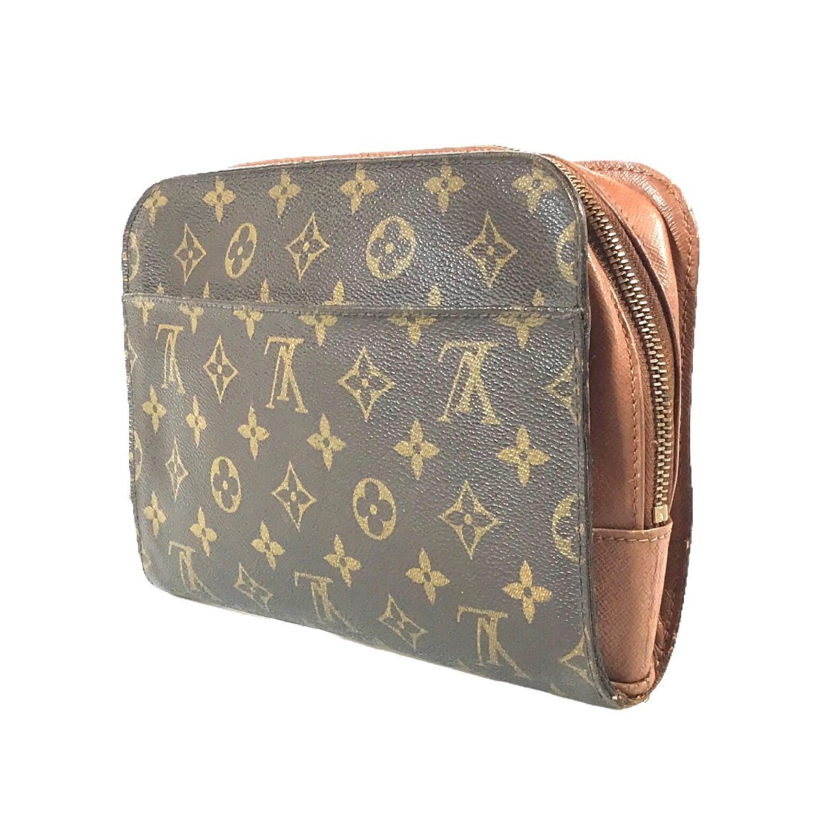 【1円～】ルイヴィトン LOUIS VUITTON バッグ クラッチバッグ オルセー M51790 AR1917 モノグラム レザー ブラウン 中古_画像3