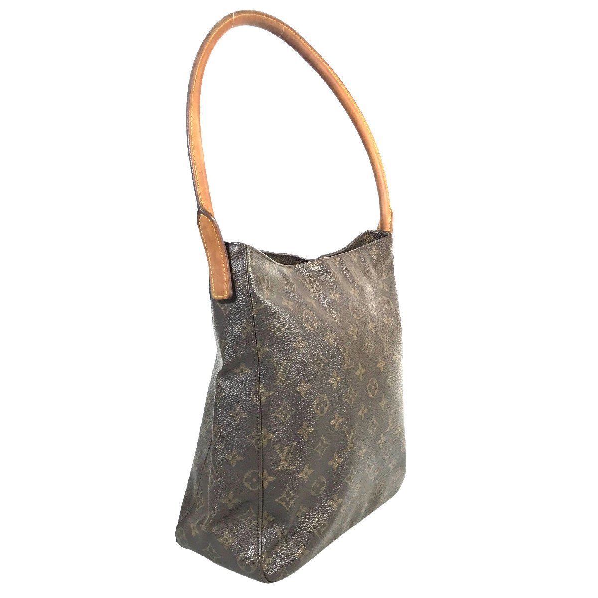 【1円～】ルイヴィトン LOUIS VUITTON バッグ ショルダーバッグ ルーピングGM M51145 LM0051 レザー ブラウン 中古_画像2