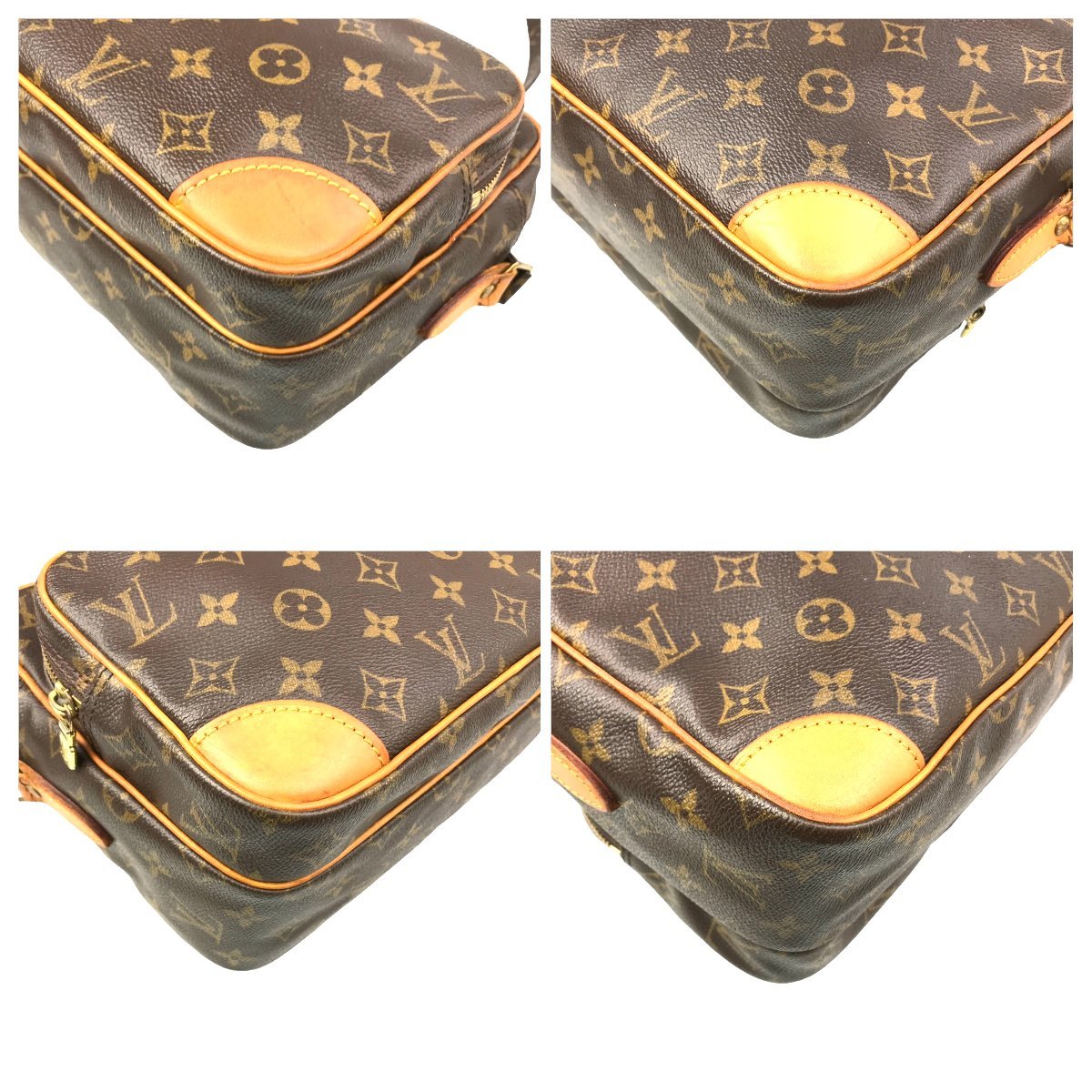 【1円～】ルイヴィトン Louis Vuitton バッグ ショルダーバッグ モノグラム ナイルGM M45242 NO0005 ブラウン レザー 中古　_画像10