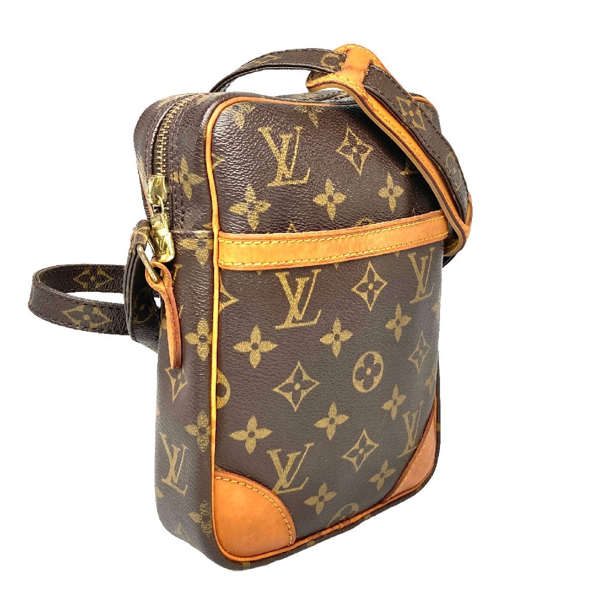 【1円～】ルイヴィトン Louis Vuitton バッグ ショルダーバッグ モノグラム ダヌーブ M45266 SL0063 ブラウン レザー 中古　_画像3