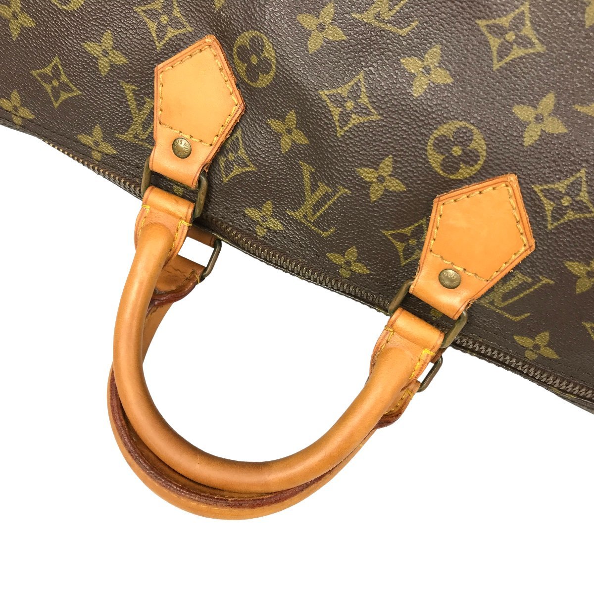 【1円～】ルイヴィトン LOUIS VUITTON バッグ ボストンバッグ ハンドバッグ モノグラム スピーディ40 M41522 SA レザー ブラウン 中古_画像5