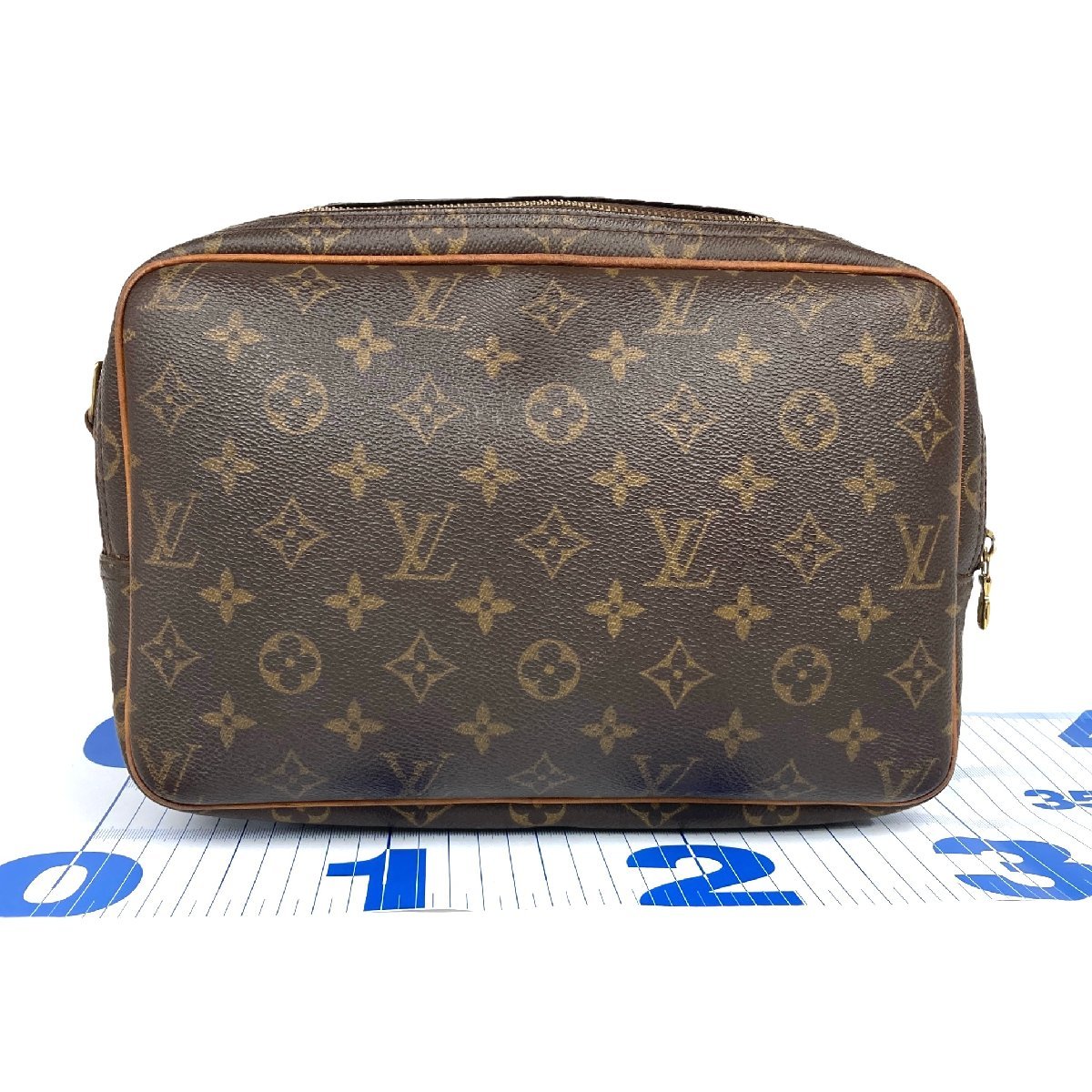 【1円～】ルイヴィトン LOUIS VUITTON バッグ ショルダーバッグ リポーターPM M45254 SP0050 モノグラム PVC レザー ブラウン 中古_画像2