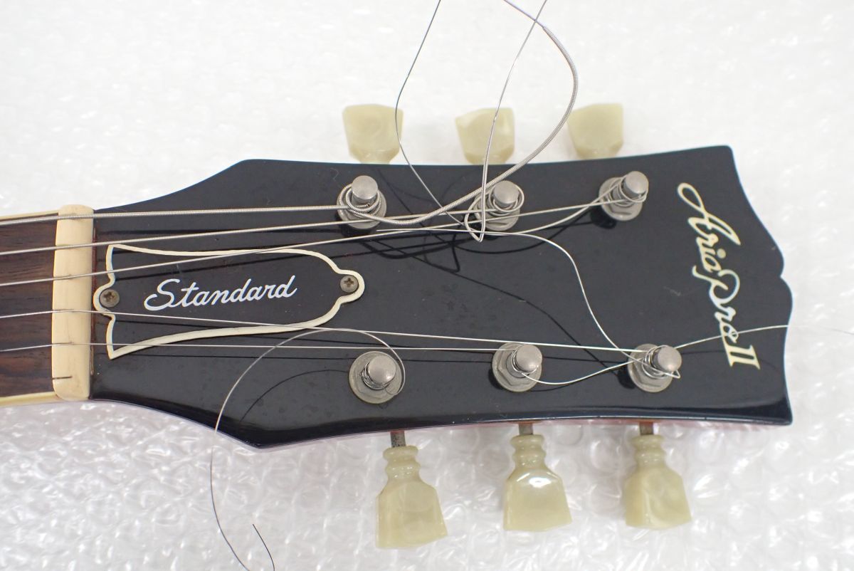 ☆D495-160　ARIA PRO II　アリアプロII　Les Paul Standard　レスポール・スタンダード　エレキギター　８１年製 マツモク製_画像4