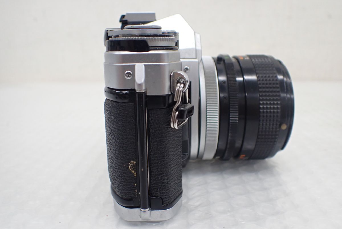 YS279-60　Canon キャノン AE-1 フィルムカメラ 一眼レフカメラ FD SSC 50mm f1.4 レンズ　中古現状品_画像8